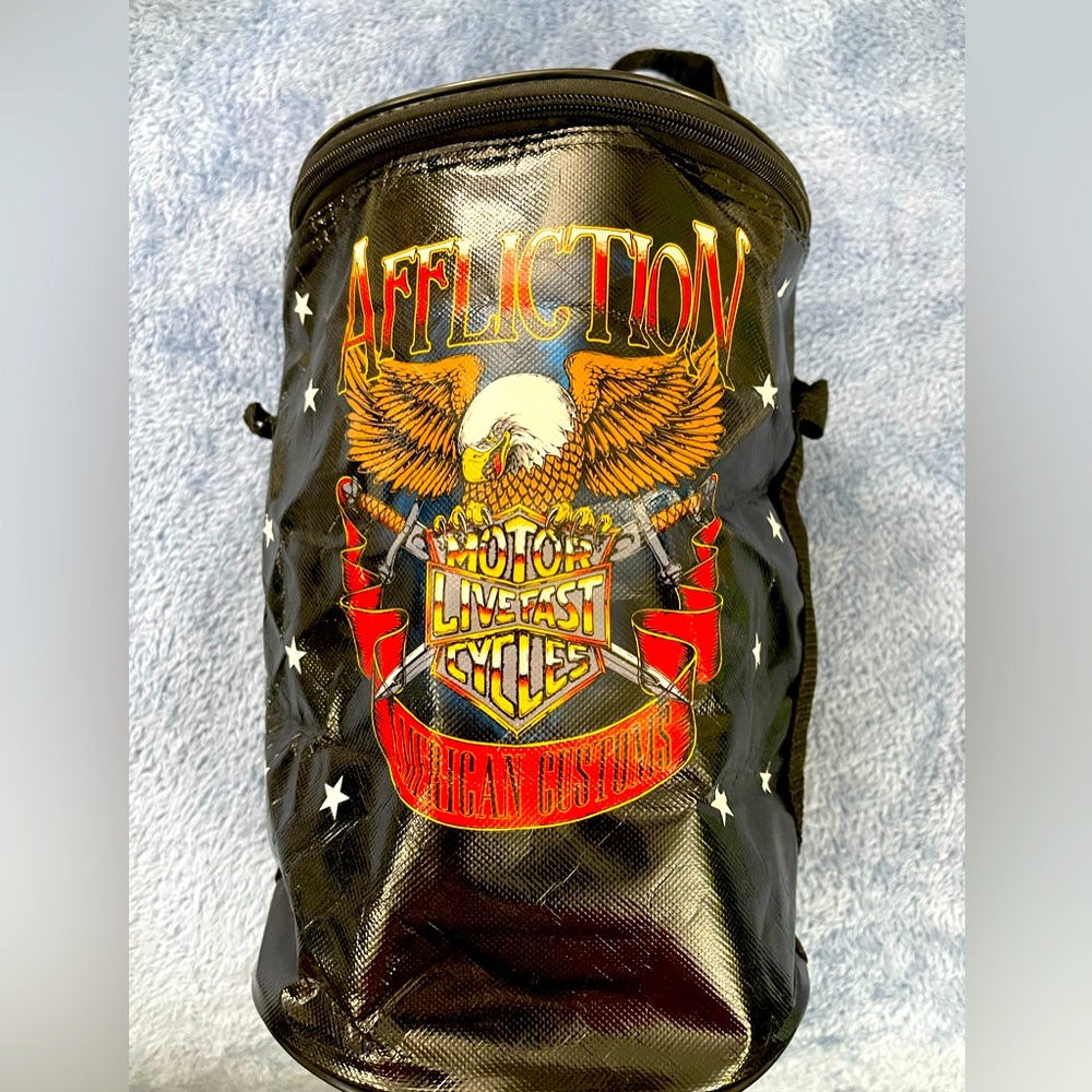 Affliction Live Fast Motorcycles American Customs Insulated Barrell Cooler